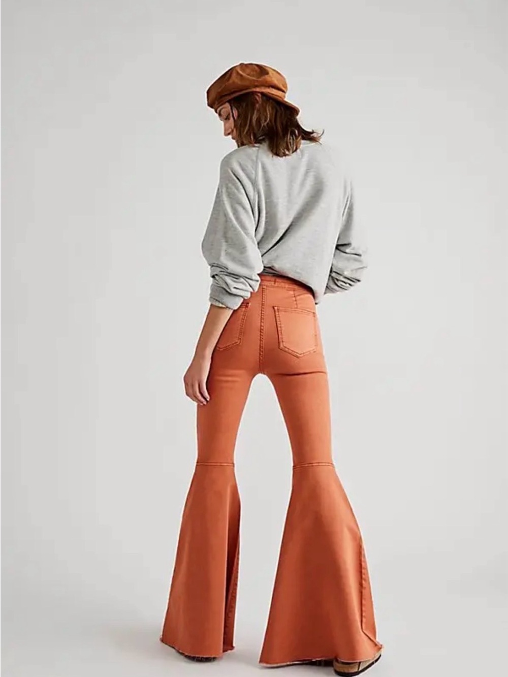 We The Free Just Float On High-Rise Flare Jeans, Copper, sz.27 - Picture 1 of 1
